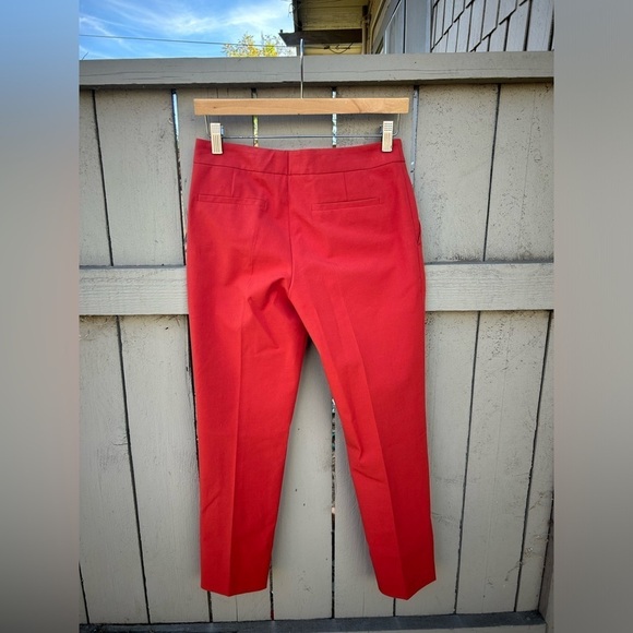 NWT Akris Punto Frankie Trousers Orange Fall Vibes Office Business Casual Sz 2 - Picture 10 of 11